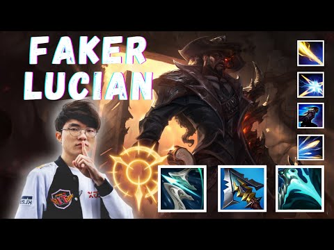 Faker Lucian Mid VS Cassiopeia Patch 11.15