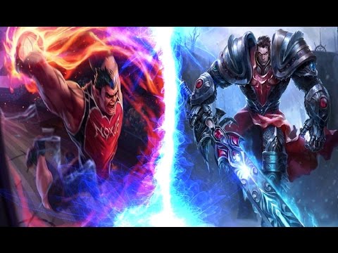 Mudjaco - DunkMaster Darius TOP vs Dreadknight Garen FIGHT #2 League of Legends LoL (4K Quality)