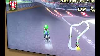 Mario Kart wii how to beat Luigi circuit staff ghost