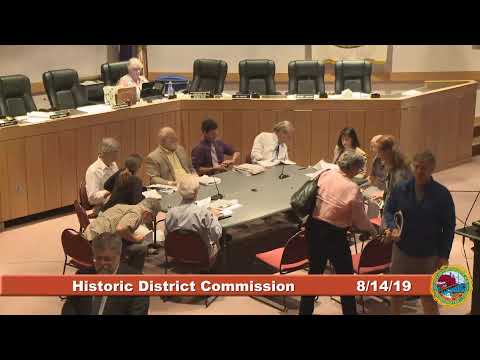 Historic District Commission 8.14.19