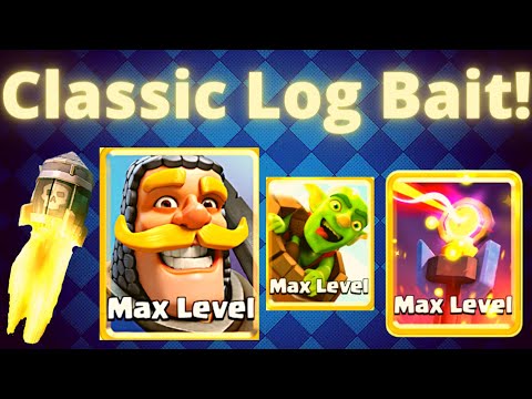 Trophy Push with Classic Log Bait! - 6,200 Trophies Gameplay with Log Bait Inferno Tower