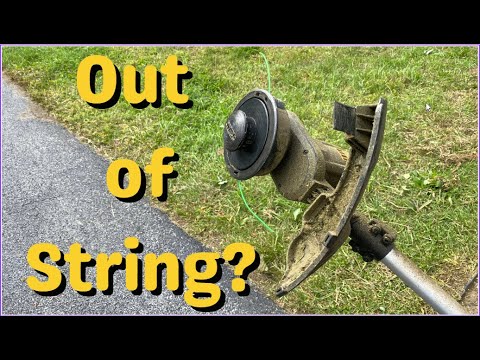 How to Change the String on a Dewalt 20v String Trimmer