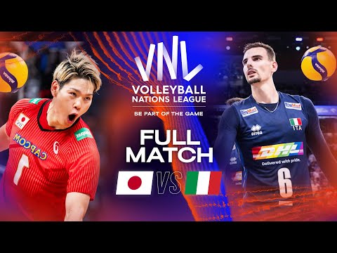 Japan vs. Italy - Full Match | Men's VNL 2023