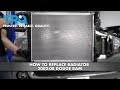 How To Replace Radiator 2002 08 Dodge Ram