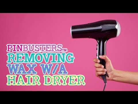 How To Remove Wax With A Blow Dryer // DOES THIS REALLY WORK