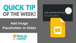How to Add an Image Placeholder in Google Slides