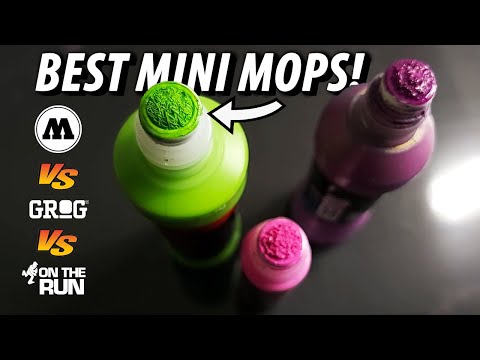 The ULTIMATE Mini Mop Comparison! Grog Squeezer Mini 5fmp vs Molotow Dripstick Mini vs OTR 007!