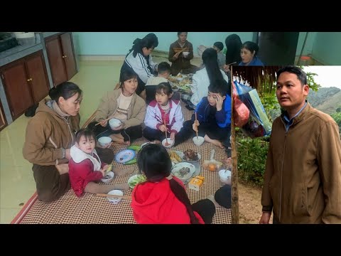 Hanging gifts in front of the door, a silent gesture from the ex-husband on New Year's Eve. Ly Vy Ca