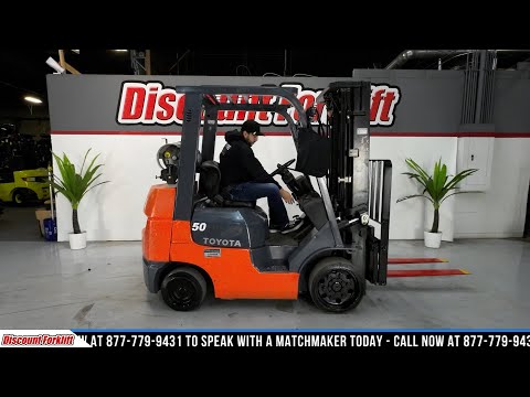 TOYOTA 7-Series 7FGCU25 5,000 lb LP(Propane) #1555 - Forklift for Sale