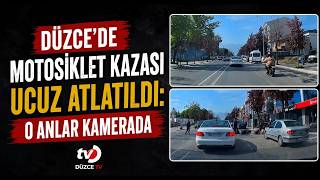  Motosiklet Kazası Ucuz Atlatıldı O Anlar Kamerada