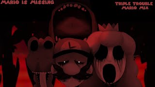 Cover art for Mario triple trouble