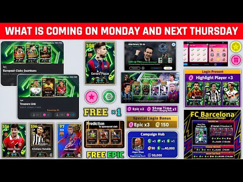 eFootball 2026 Update!! What Is Coming On Monday & Thursday In eFootball 🤩 Free Epic & Free Coins