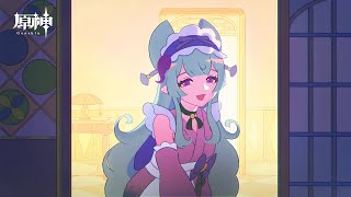 [原神] 夢見月瑞希角色PV—「心中夢中盤中餐」
