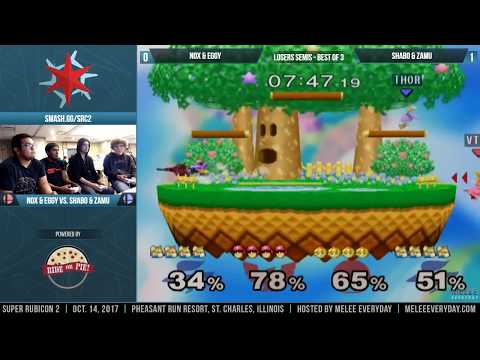 Super Rubicon 2 - GHQ | Nox & GHQ | Eggy vs. Shabo & ZamU - SSBM - Losers Semis