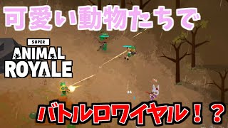可愛い動物たちがバトロワ！？　【Super Animal Royale】