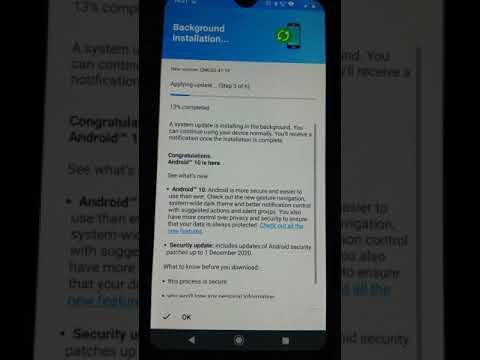 Finally Android 10 is here !! Motorola one macro android 10 #android10