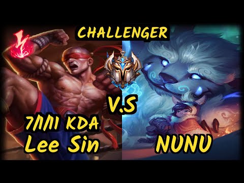 Gilius (LEE SIN) vs NUNU & WILLUMP - 7/1/11 KDA JUNGLE CHALLENGER GAMEPLAY - EUW