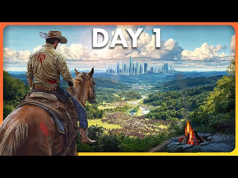 DAY 1 in the LARGEST New Zombie Survival Game World Ever Made...