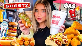 Eating Only SHEETZ GAS STATION FOOD For 24 HOURS!