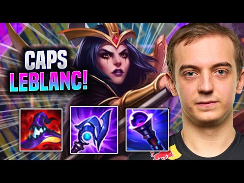 CAPS PLAYING LEBLANC TOP! - G2 Caps Plays LeBlanc Top vs Gwen! | Season 2022