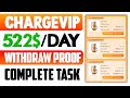 Chargevip - Earn USDT Daily | Earn Usdt Trc20 | Earn USDT Complete Task with Withdrawal Proof