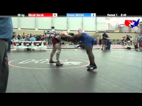 Micah Burak vs. Timmy McCall at 2013 ASICS University Nationals - FS
