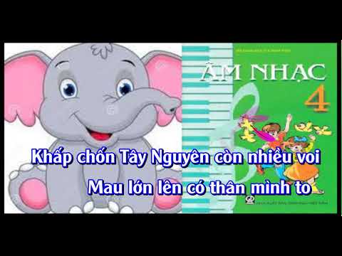 Chú voi con ở bản đôn HD Karaoke beat chuẩn