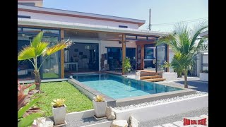 New Beautifully Decorated Three Bedroom Private Pool Villa for Sale in Layan