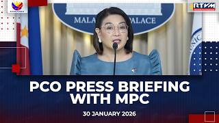 PCO Press Briefing with MPC 1/30/2026
