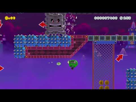 Bullet Bill Mask Sky Acrobatic 2 by dude2332 🍄 Super Mario Maker 2 😶 No Commentary　⚿abs