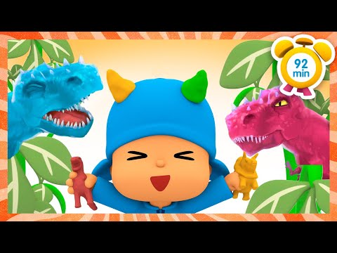 POCOYO in ENGLISH 🦕 Learn About Dinosaurs for Kids [92 min] Full Episodes |VIDEOS and CARTOONS