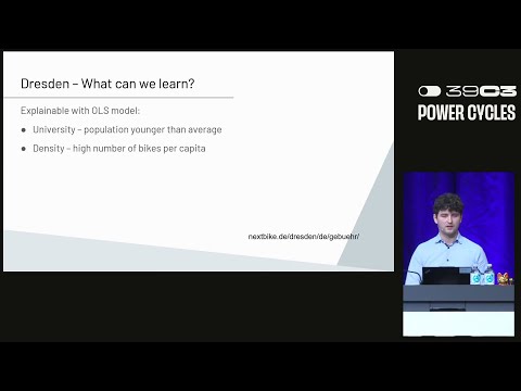 Video Thumbnail: 39C3 - What Makes Bike-Sharing Work? Insights from 43 Million Kilometers of European Cycling Data
