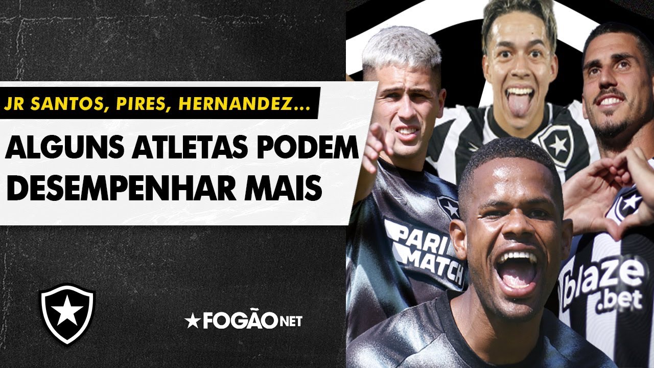 VÍDEO | Alguns jogadores do elenco podem melhorar desempenho no Botafogo VÍDEO | Alguns jogadores do elenco podem melhorar desempenho no Botafogo