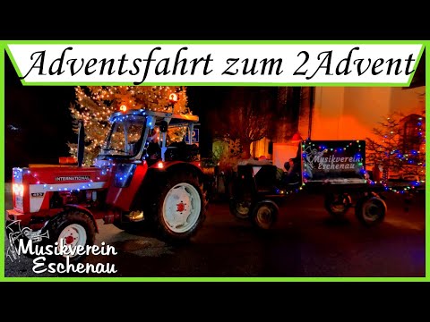 `Adventsfahrt´- Weihnachtliche Stimmung mit Musik und Lichterketten  - [MVEschenau 2021]