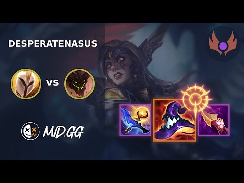 MID.GG: [ DesperateNasus ] Kayle MID vs Malphite | EUNE MASTER | LOL Season 2025