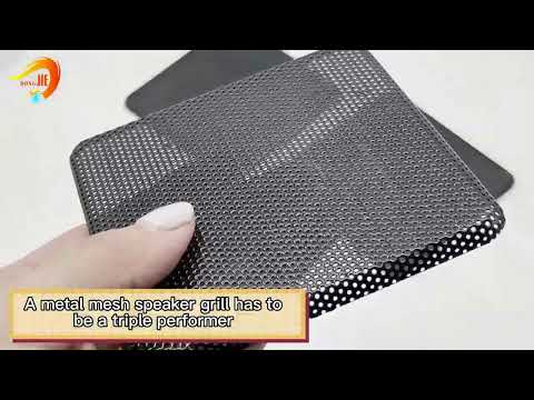 Metal speaker grill