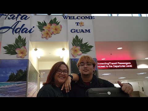 UM OLHAR DO AEROPORTO DE GUAM || CHEGADA DO MEU FILHO, BRUNCH NO DENNY'S