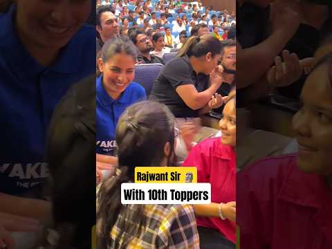 Rajwant Sir and Samapti Mam with Toppers at Result Event 🙌