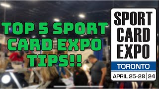TOP 5 SPORT CARD EXPO TIPS!!