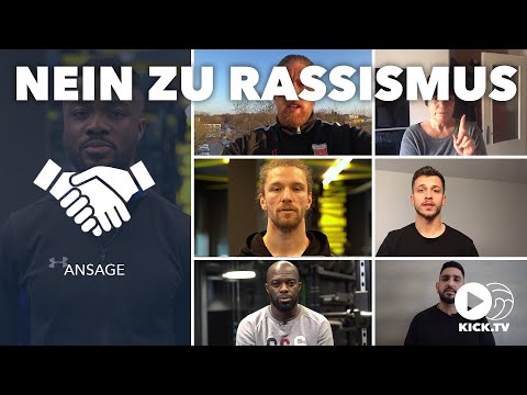 Klare Botschaft: Deutschlands Fußballer gegen Rassismus auf unseren Plätzen