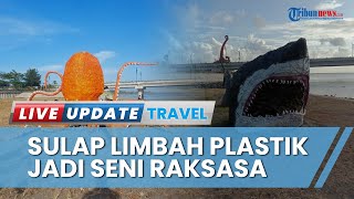 Pengelola Wisata Bojong Asri Bantul Berhasil Menyulap Limbah Plastik Jadi Karya Seni Raksasa