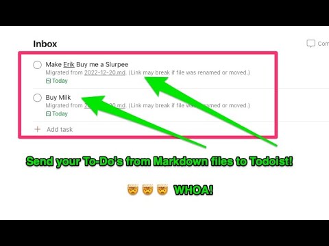 Markdown Todoist Utility - Set up and Demonstration