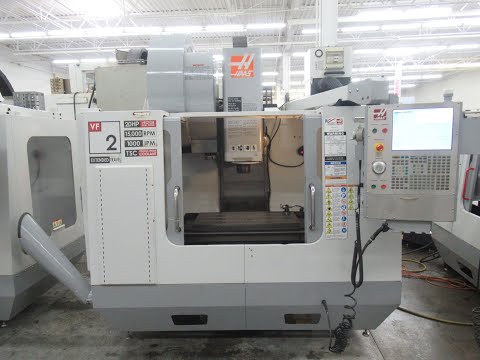 Haas VF-2YT Extended Y Travel CNC Vertical Machining Center w/ 15K RPM CT-40 Spindle, 4th Axis Ready