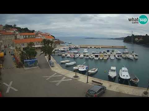 Račišće, Korčula - zimski dan, time lapse, 10.03.2023.