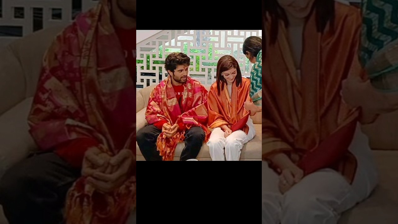 vijay devorkonda with his wife || #lovelystatus