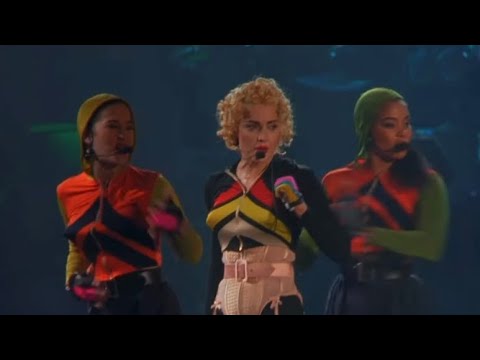 Madonna, Donna and Niki Causing A Worldwide Commotion on the Blond Ambition Tour #blondambitiontour