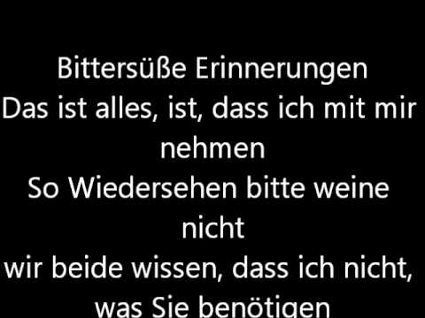 Whitney Houston-I will always love you-Lyrics german