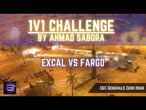 ExCaL vs Fargo | 1v1 Challenge by Ahmad Sabora | C&C Zero Hour