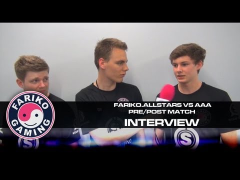 [LAN] Fariko.Allstars vs aAa  Pre/Post match interview