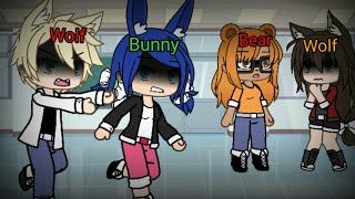 Wolf, Cat, Bear, Bunny ✖ Meme ✖ [ MLB 🐞 ] { Gacha Trend ✨ }
